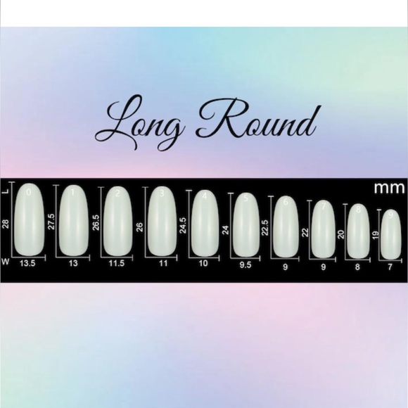 Rainbow Bears and Holo Aurora- Press on nail set- Size 0-8, Long Round - Picture 5 of 6